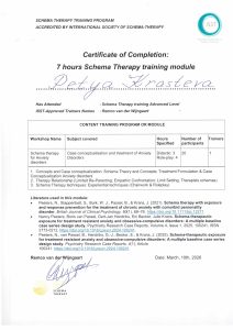 тревожни разстройства сертификат Петя кръстева